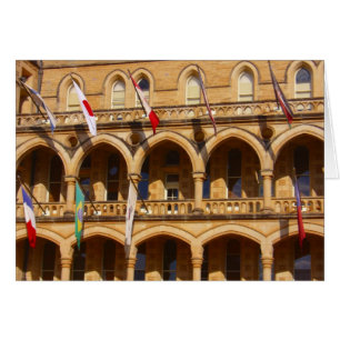 Cartão pavilhões de arco