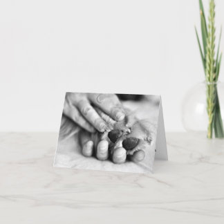 Cartão Paw and Hand Card