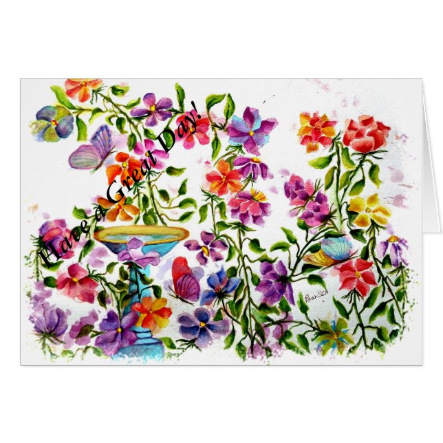 CARTÃO PAW IMPRESSA BANHO DE AVES (Frente Horizontal)