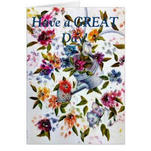 CARTÃO PAW PRINTS WATERING CAN