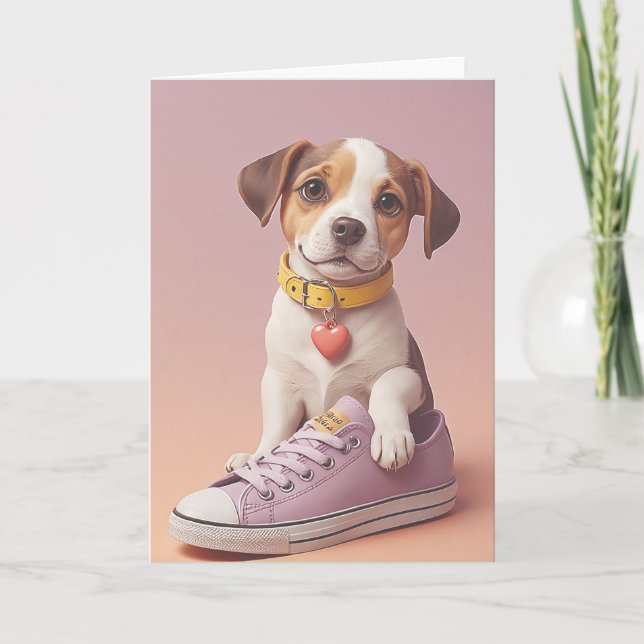 Cartão Pawsitive Birthday Vibes (Frente)