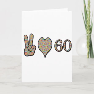 Cartão Paz Amor 60