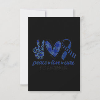 Cartão Paz Amor Cura Consciência ALS