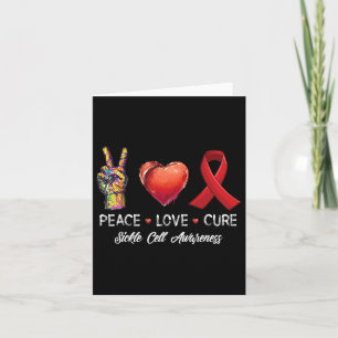 Cartão Paz Amor Cura Cura Células Doentes Homens Mulheres