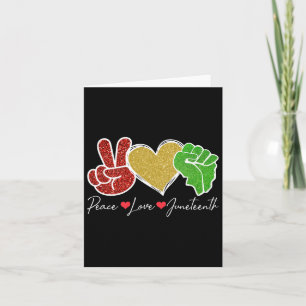 Cartão Paz Amor Junta 1865 Pride Freedom Wom
