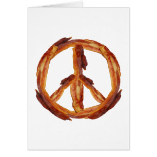 Cartão Paz do bacon