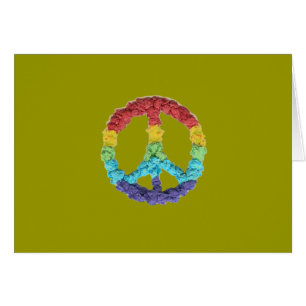 Cartão Paz dos gráficos do Kat do karaté