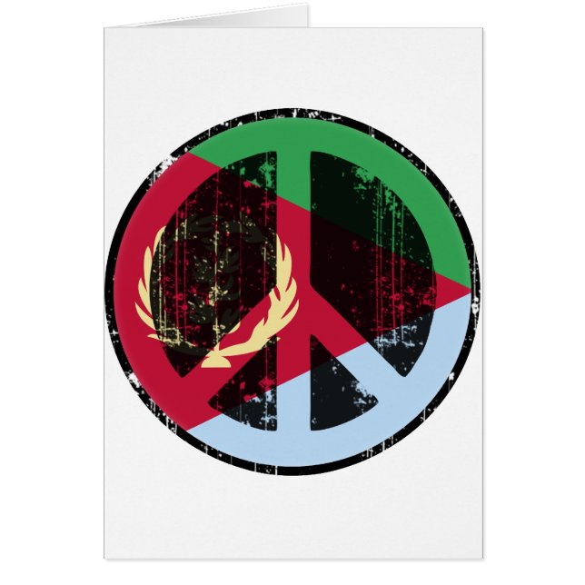 Cartão Paz em Eritrea (Frente)