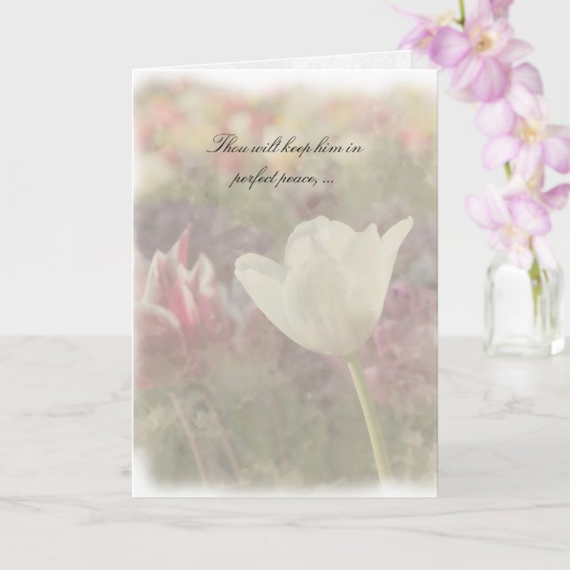 Cartão Paz na Tempestade (Orquídea)