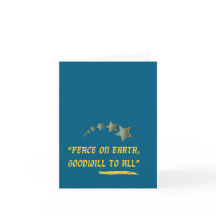 Paz na Terra Boa Vontade para Todos-Citação Dourad