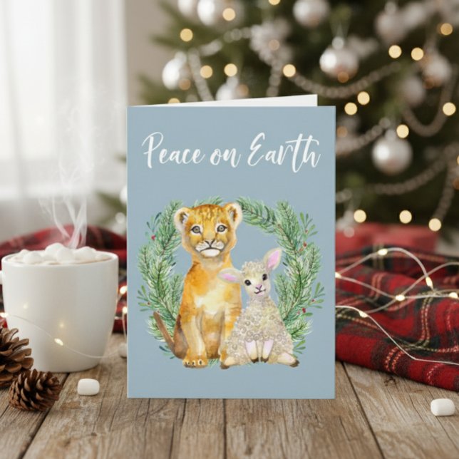 Cartão Paz no Corvo de Leão da Terra (Criador carregado)