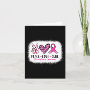 Cartão Paz Sangrenta Amor Curva Leopard Cancer Awa