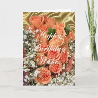 Cartão PchRoses Birthday - personalize qualquer ocasião