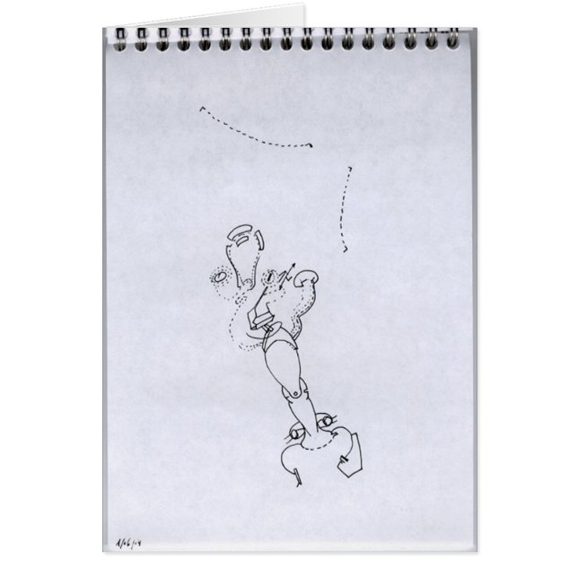 Cartão PDD34 Pequenos Desenhos Fracos Superreais Rostos (Frente)