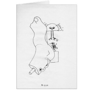 Cartão PDD Desenhos fracos pequenos Desenhos de aves Cart