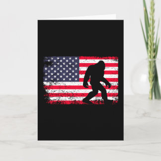 Cartão Pé Grande da Bandeira Americana