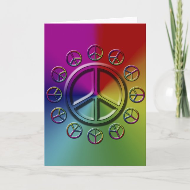 Cartão Peace Card (Frente)