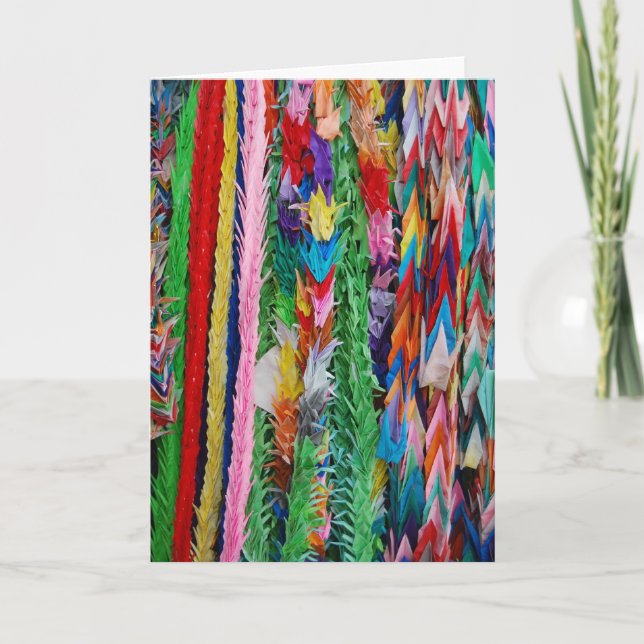 Cartão Peace Cranes (Frente)