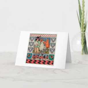 Cartão PEACE greeting card