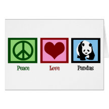 Peace Love Pandas