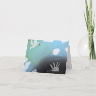 Cartão "Peace" Note Card from Canvas Justice