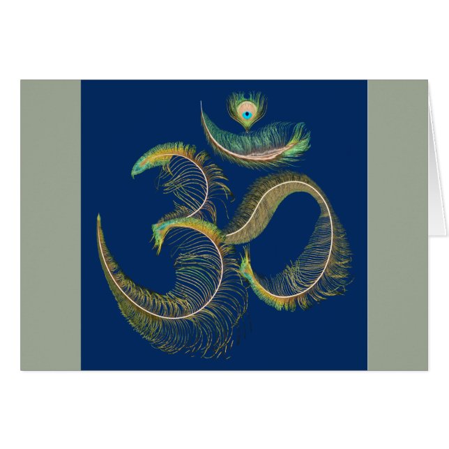 Cartão PEACE Om (Frente Horizontal)