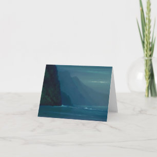 Cartão Peaceful Na'Pali Coast - Note Card