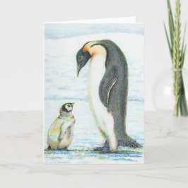 Cartão Peaceful Penguin Greeting Card