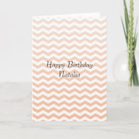 Peach Chevron