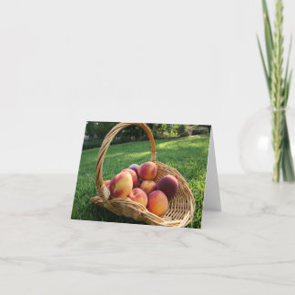 Cartão Peach notecard