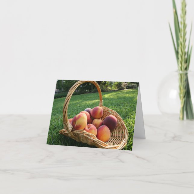 Cartão Peach notecard (Frente)