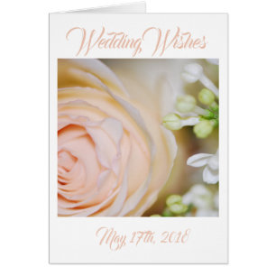 Cartão Peach Rosa e Lilacs