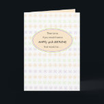 Cartão Peachy 40th Birthday Greeting Card for Her<br><div class="desc">Just a sweet birthday greeting for family or friends. See this design in milestone ages every 5 years from 40 through 100 at Zigglets here at Zazzle.  There's a direct link below.</div>