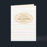Cartão Peachy 40th Birthday Greeting Card for Her<br><div class="desc">Just a sweet birthday greeting for family or friends. See this design in milestone ages every 5 years from 40 through 100 at Zigglets here at Zazzle.  There's a direct link below.</div>