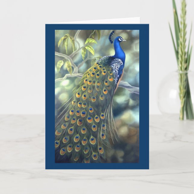 Cartão Peacock Card (Frente)