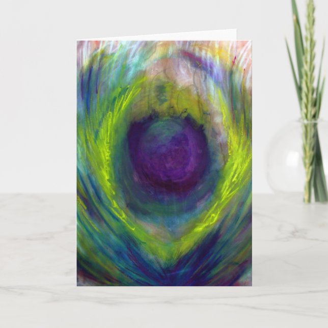 Cartão Peacock Card (Frente)