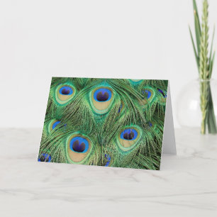 Cartão Peacock-Card - Customized
