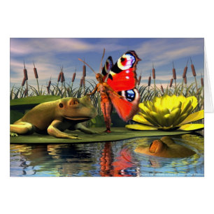 Cartão Peacock Fairy