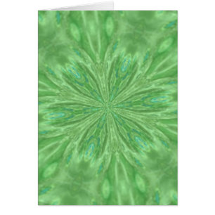 Cartão Peacock Green