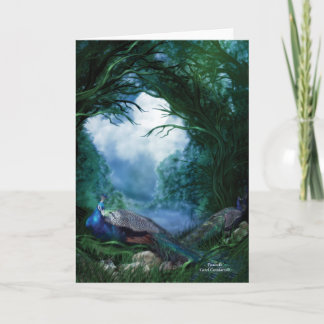 Cartão Peacocks ArtCard