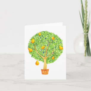 Cartão Pear Tree Blank Note Card