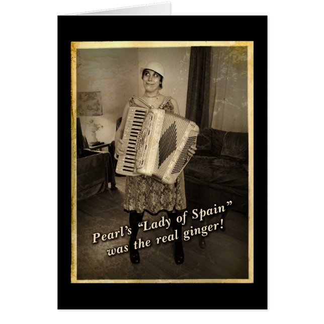 Cartão Pearl é o Ginger Real (Frente)