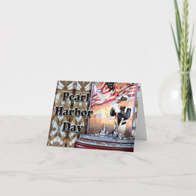 Cartão Pearl Harbor Day (Frente)