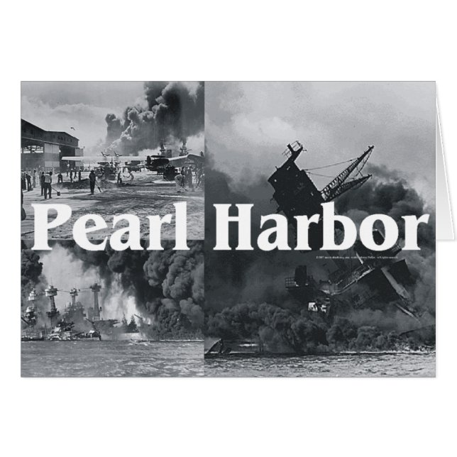 Cartão Pearl Harbor de ABH (Frente Horizontal)