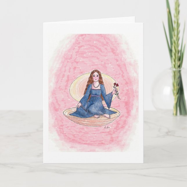 Cartão Pearl - June birthday for her (Frente)