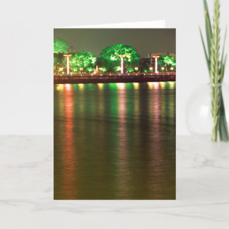 Cartão Pearl River Reflections Greeting Card