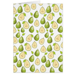 Cartão Pears Pattern