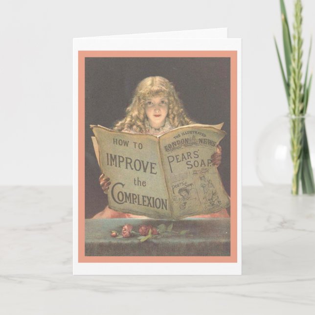 Cartão Pears Soap Complexion Ad (Frente)