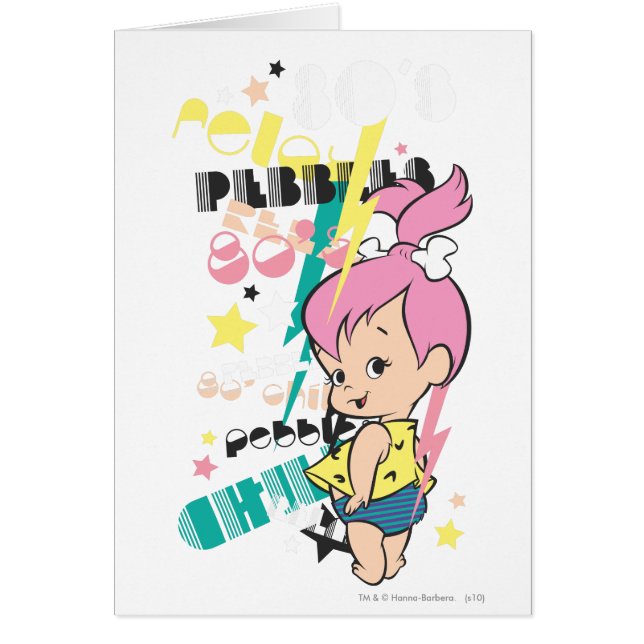 Cartão PEBBLES™ 80s Punk (Frente)