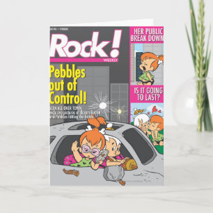 Cartão PEBBLES™ e Bam Bam fora de controle